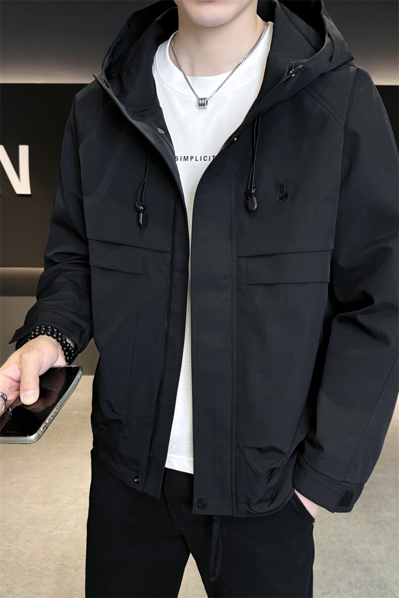 加棉加厚连帽长袖美式简约夹克秋季休闲外套NM828-P100,男装夹克,星座310B-3