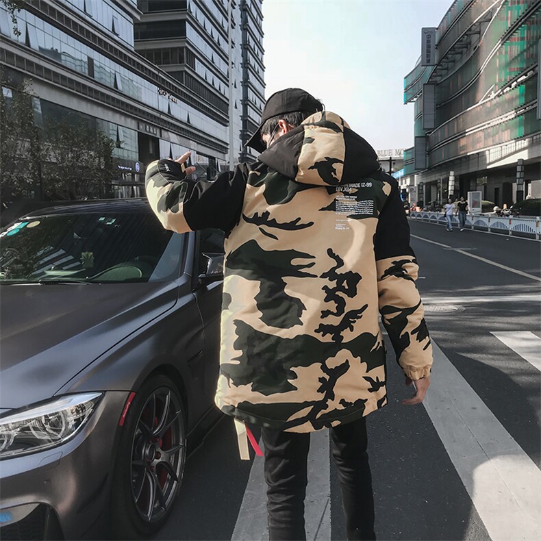 A313-MY83-P1452020冬季加厚棉衣男连帽迷彩棉服男备货2万件,男装棉衣,电商A313