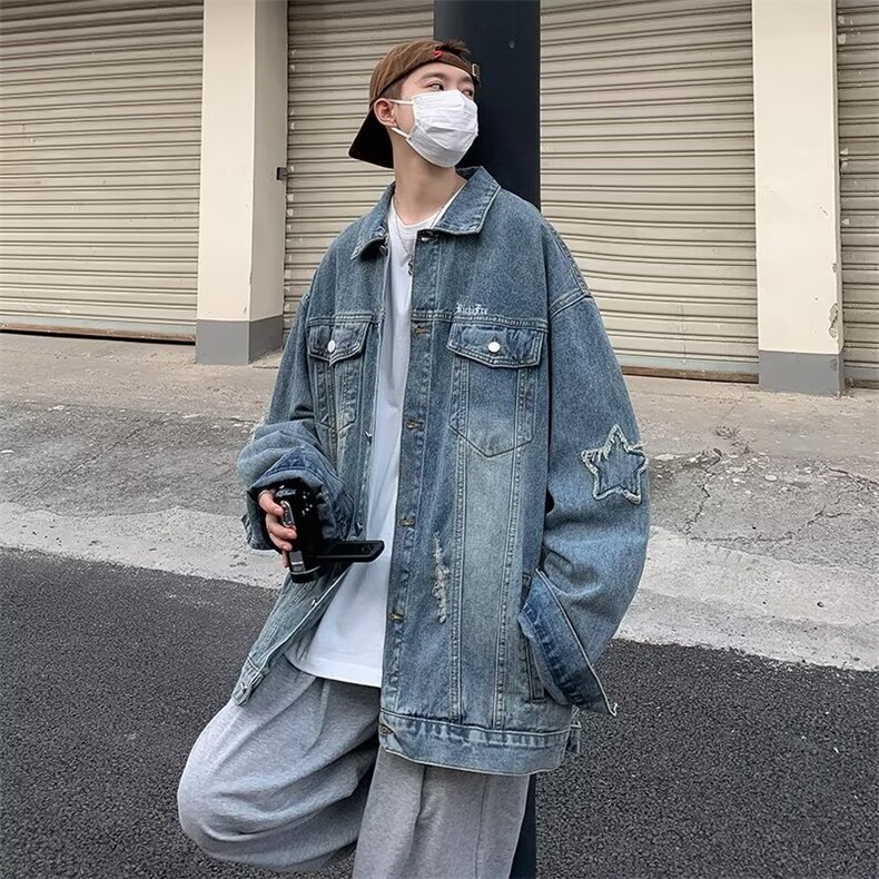秋季青春流行男夹克文艺潮外套J2076P63,男装夹克,星座1116-2