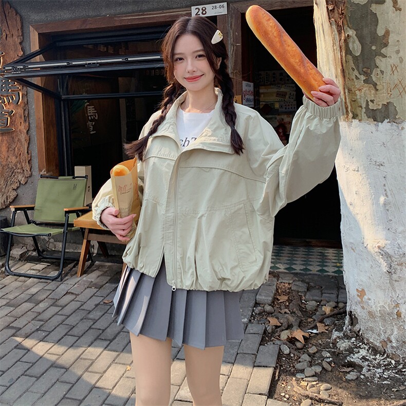 韩系简约休闲夹克外套女春季2025新款小个子超火洋气爆款减龄上衣，女装短外套，辉之琳