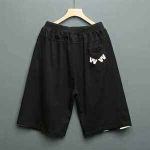 夏装新款短裤男士休闲宽松潮款七分裤运动裤中裤加肥大款图片