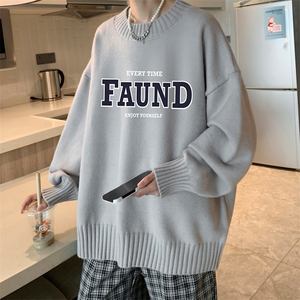 半高领毛衣男士大码针织衫男毛线衣男 M18295-P45 加绒款-P65图片