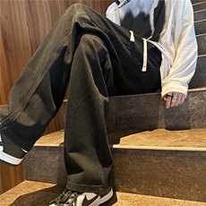 K1220-p30-控59oversizecleanfit黄泥牛仔裤直筒裤老爹裤长裤，男装牛仔裤，星座103A-1