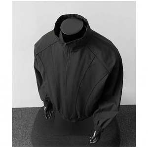 户外夹克男立领纯色上衣冲锋衣外套DSA157B-JK7866-P55图片