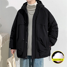 2023冬上新加绒加厚羽绒服潮牌冲锋衣外套男女8313-P220控价318，男装羽绒服，电商A441-1