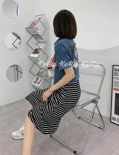 【现货】夏款短款牛仔上衣吊带连衣裙，女装背心吊带，珂 慧