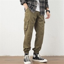 BV2811钱塘2020-2秋季男士工装长裤时尚潮流束脚休闲裤主推款P66，男装休闲裤，钱塘207-2
