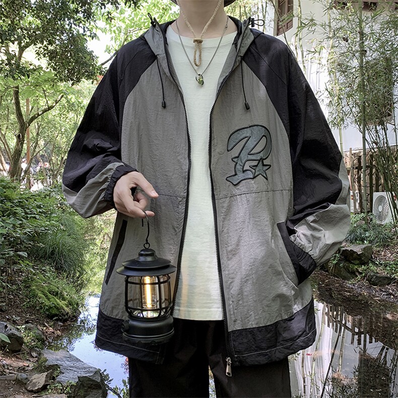 Wt11-P42山系夏季宽松型褶皱防晒服图片