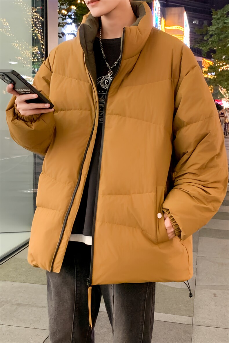 以L-9XL新标90绒石墨烯冬季新款大码立领羽绒服Y2362-P228,男装羽绒服,星座109