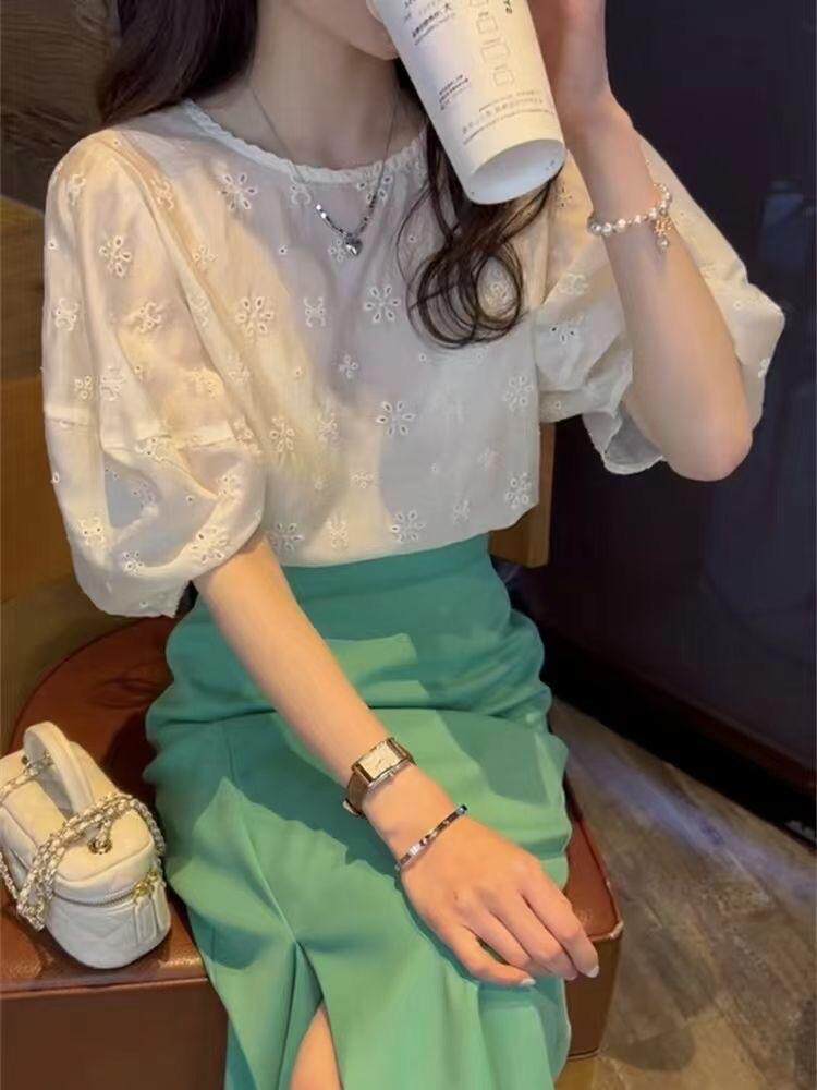 【现货】欧货刺绣小衫，其它，悠奈尔