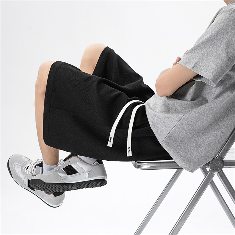 2026夏季新款现货2W件宽松提花短裤M-5XLHK26259-特P12，男装牛仔裤，电商A022