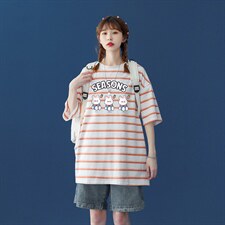 桔红条纹