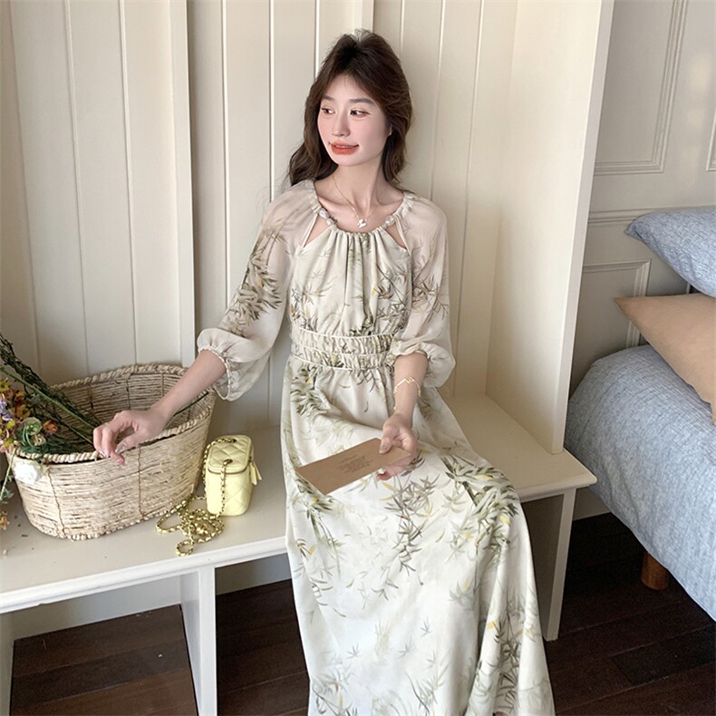 2025年春季新款休闲/淑女连衣裙P155K228，女装连衣裙，灵力轩