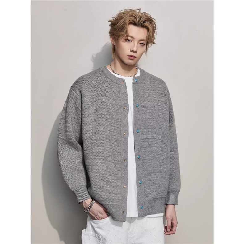 M170-P63儿童装男童开衫毛衣春秋款2025新款秋季中大童针织衫,男装针织衫/毛衣,电商B323A