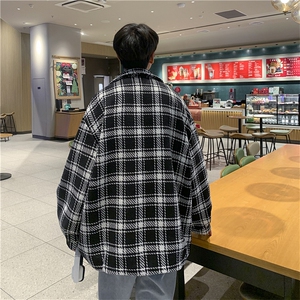 2023新款春秋季夹克男港风宽松潮流男百搭上衣外套JK06578-P68图片