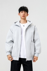 可二开拉链装饰解构大码M-5XL夹克男100%聚酯纤维JK78092P69控108，男装夹克，星座226-1