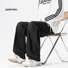 2025秋季新款现货松紧腰设计感牛仔裤M-5XL-NZ8568-特P40，男装牛仔裤，星座417-1（原电商B245）