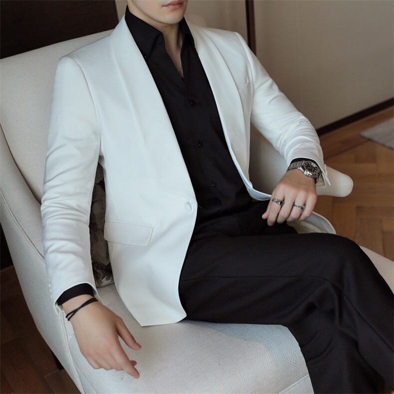 26做货-男士休闲西装修身韩版西服外套小西装上衣DX6901P165,男装西服套装,电商D216