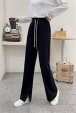 2022春装新款百搭显瘦、显高阔腿裤内侧裤脚开叉，其它，简 影