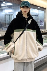 2024冬上新加绒加厚棉衣羊羔绒休闲连帽外套男女986-P110控价158，男装棉衣，电商A441-1
