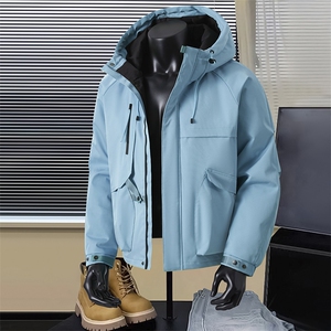 现货5W件冬季三防美式boxy解构连帽雪山冲锋衣棉衣男女棉服厚外套图片