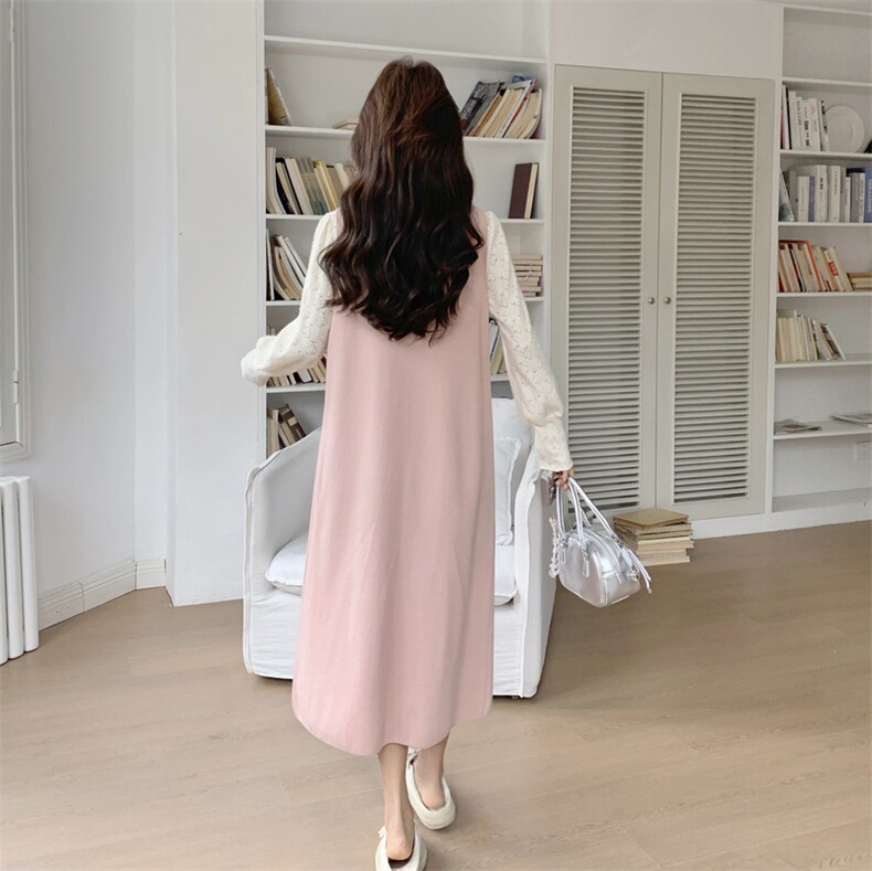 新款粉色提花背心裙两件套5541P175K288,女装套装/套裙,2C176