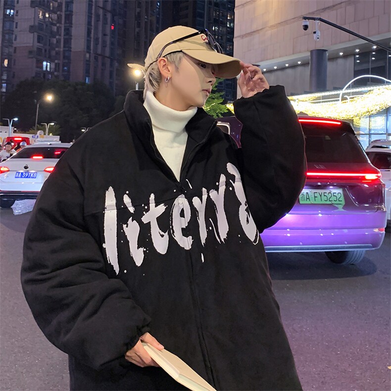 内里加绒棉衣男麂皮绒立领棉袄情侣棉服3363-P80 控118图片