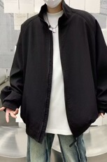 咖色工装外套男春夏痞帅高级感潮牌美式纯色日系复古棒球服夹克，男装夹克，星座218-1（原230）