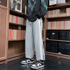 夏季潮流宽松百搭休闲裤男直筒裤韩版潮牌抽绳束脚卫裤K3664-P31，男装休闲裤，星座512-2