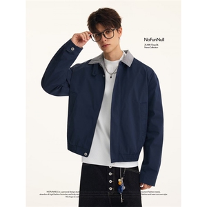 1506/Q31090/P69冬季三防特氟龙日系保暖毛领宽松短款棉服图片