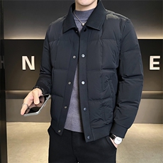 90白鸭绒翻领可拆卸棒球领男装羽绒服休闲外套C317-Y8835-P265，男装羽绒服，电商C317