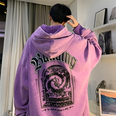 直播品质500克重磅潮牌美式做旧炒雪花水洗加绒卫衣H361JR特P65，男装卫衣，电商A486