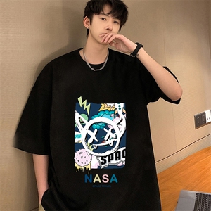 麂皮绒短袖t恤男大码半袖男 JD82275-P25图片