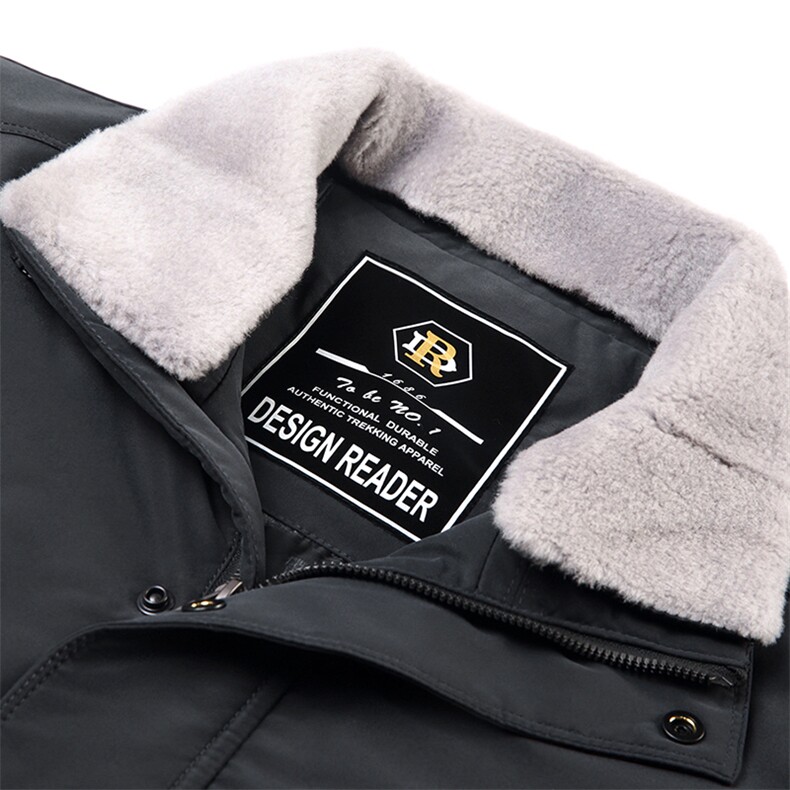 羊毛毛领羽绒服男冬季中年男士冬装休闲外套上衣BJY08227-P245，男装羽绒服，电商B212（原钱塘6029）