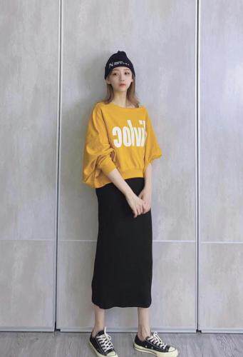 新品一字肩卫衣，女装卫衣/绒衫，G7V7