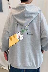 KS21265-P38 连帽开衫卫衣男运动外套大码班服图片