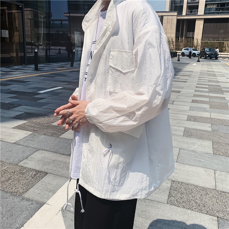 F1029/P45防晒衣夏季户外薄款工装夹克男士透气大码外套防晒衫服,男装夹克,电商A141
