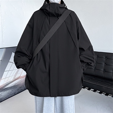 JK9082/P65秋装新款防风防水冲锋衣夹克男潮宽松大码上衣外套，男装夹克，电商A141