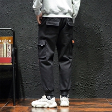 2021春季新款休闲工装裤宽松日系大码束脚裤哈伦九分裤K818-P40，男装休闲裤，电商A009A（原A058A）