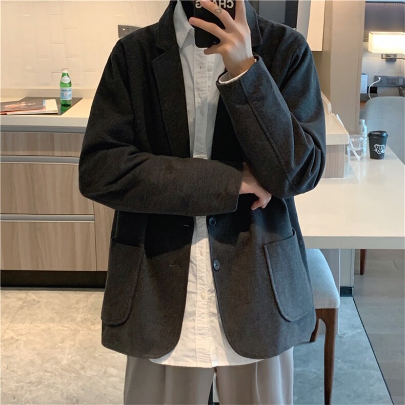 呢料西服外套休闲小西装秋冬//A338-1NX01P85,男装西服,电商D325