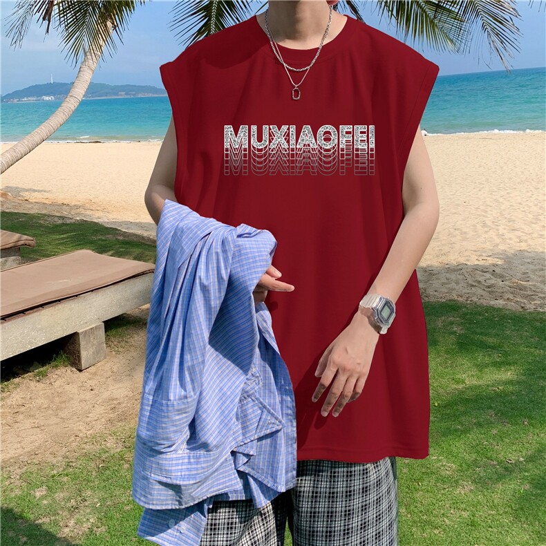 量大图低自动【有货】纯棉背心HD019-1-BX2586-P20，男装背心/马甲，电商019-1