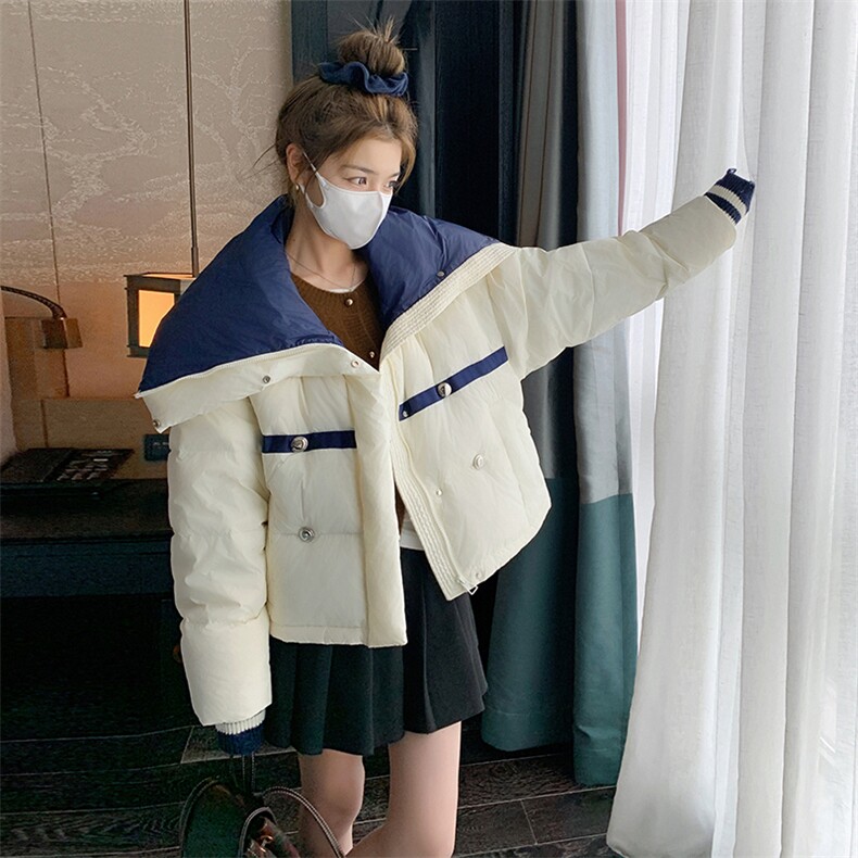 2025冬季现货羽绒服90白鸭绒210-681-P320-K468,女装羽绒服,韩蜜菓