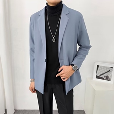 西装外套男春秋季修身宴会婚礼商务休闲西服轻熟风男士上衣服Y73，男装西服，星座1116A-2（原606A-1）