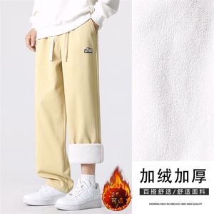 直筒休闲裤男士秋季潮牌宽松拖地裤百搭垂感美式裤JRK630-特批-46图片