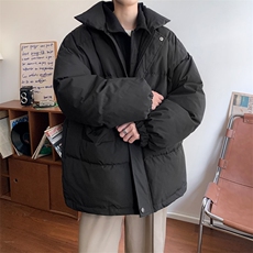 ！2024冬季新款假两件棉衣百搭加厚保暖棉服外套MY1248特P85，男装棉衣，电商B220
