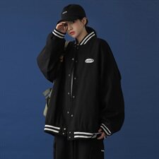 20年秋冬新款中性风棒球服外套285g100%棉DS-B293-A772-P85控115，男装夹克，电商A306