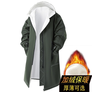 大货风衣男中长款大衣加绒加棉衣男F262薄P115加绒P135港风二图片