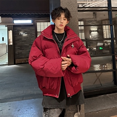 405A美式高街个性金属设计印花满天星棉服MY24912-特批85控158，男装棉衣，星座405A