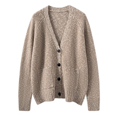 HE|DUNCAN大肚纱50%山羊绒50%羊毛~宽松加厚针织开衫女V领外套,女装羊绒衫,萨奥羊绒, HE|DUNCAN大肚纱50%山羊绒50%羊毛~宽松加厚针织开衫女V领外套,女装羊绒衫,萨奥羊绒,