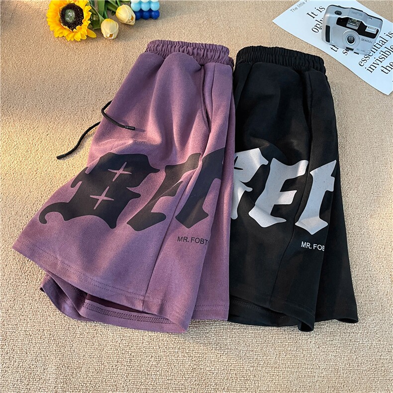 2024年夏季新款休闲裤鹿皮绒短裤男BJ30P35,男装牛仔裤,星座1116-2